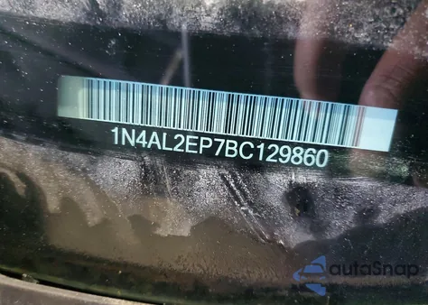 2011 Nissan Altima S z USA, uszkodzony, nr VIN 1N4AL2EP7BC129860